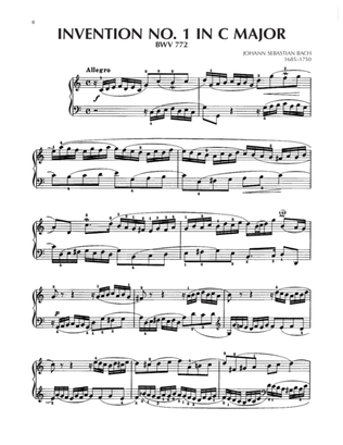 Invention No. 1 In C Major, BWV 772
