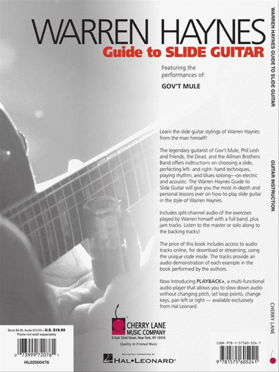 Warren Haynes – Guide to Slide Guitar Slide Guitar scores gallery preview page 8