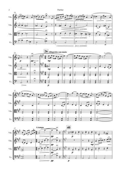 Solveig's Song - from Peer Gynt Suite - String Quartet