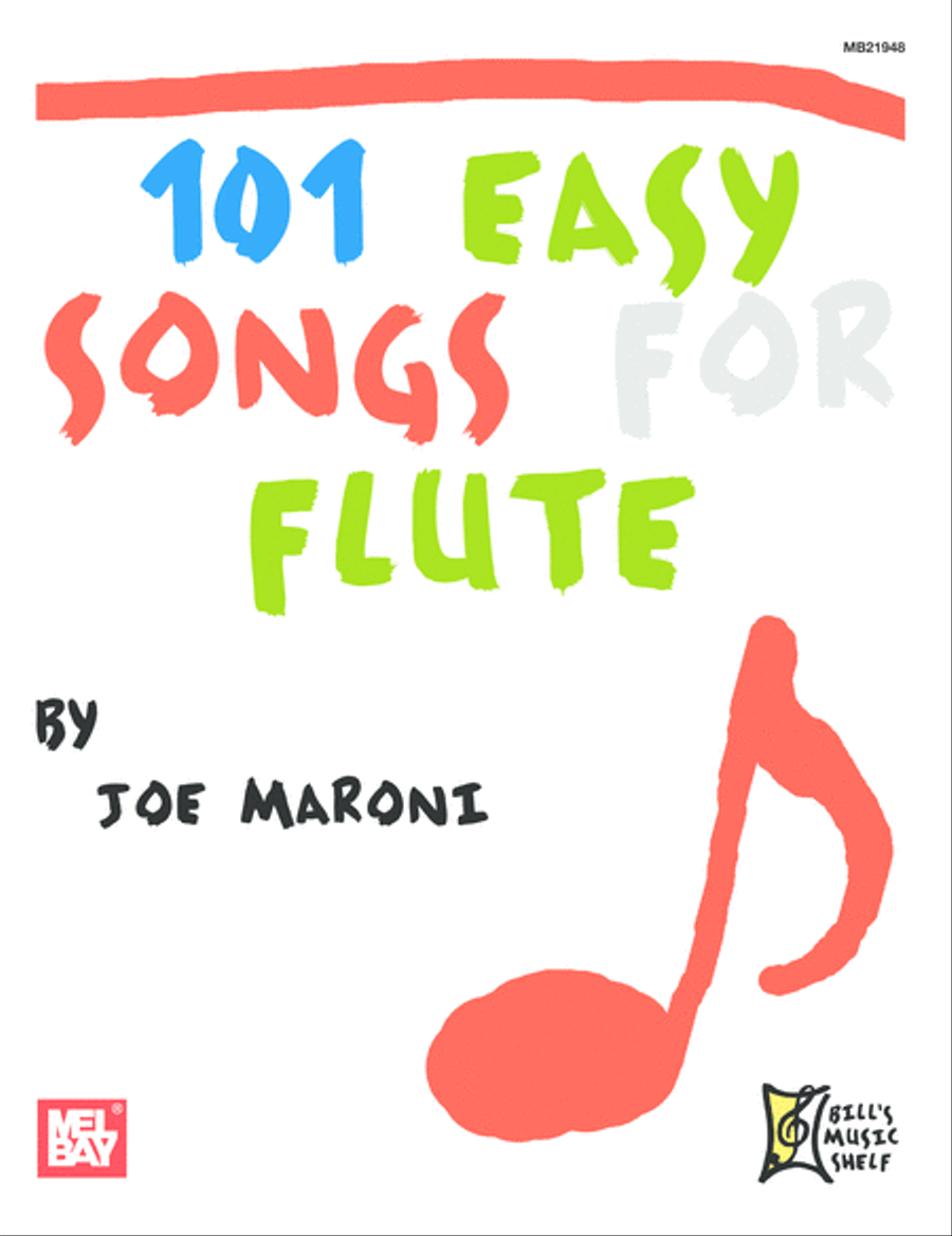 101 Easy Songs for Flute Flute Solo scores gallery preview page 1