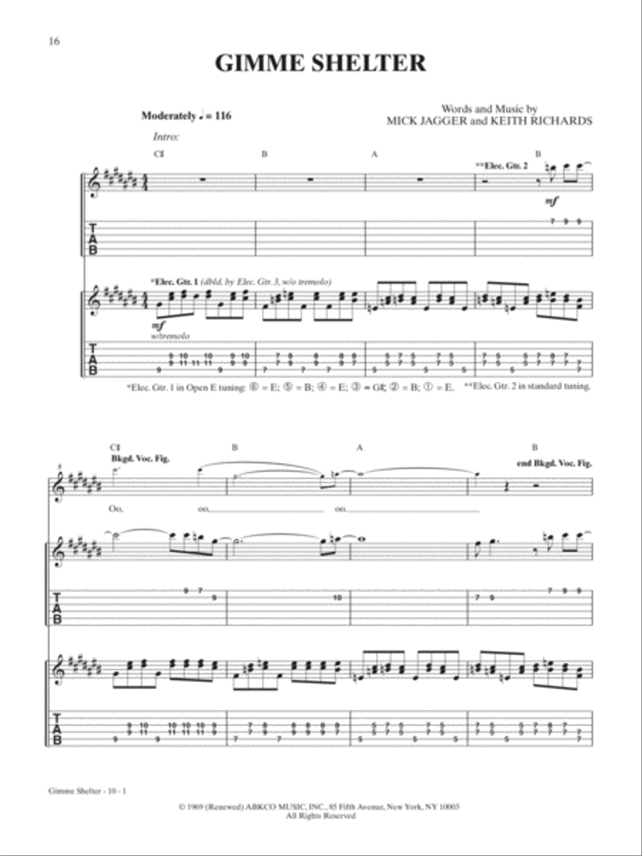 Ultimate Guitar Play-Along Rolling Stones Electric Guitar scores gallery preview page 5