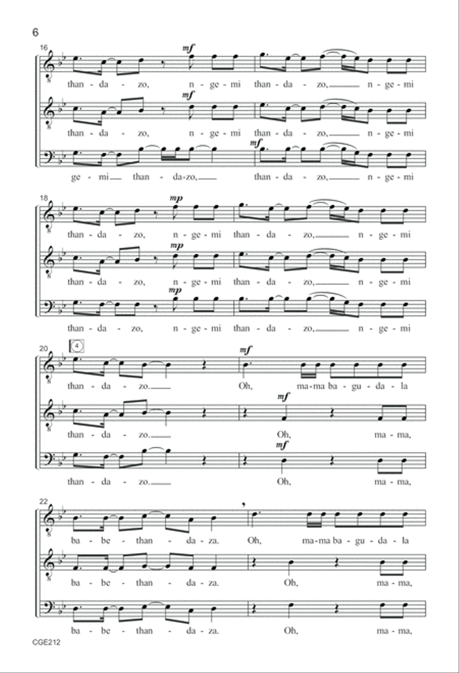 Babethandaza TTB Babethandaza TTB TTBB scores gallery preview page 6