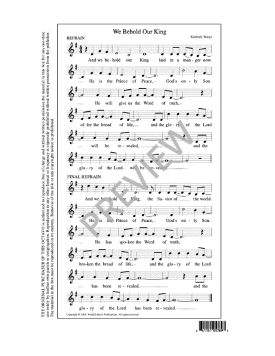 We Behold Our King We Behold Our King 4-Part scores gallery preview page 5