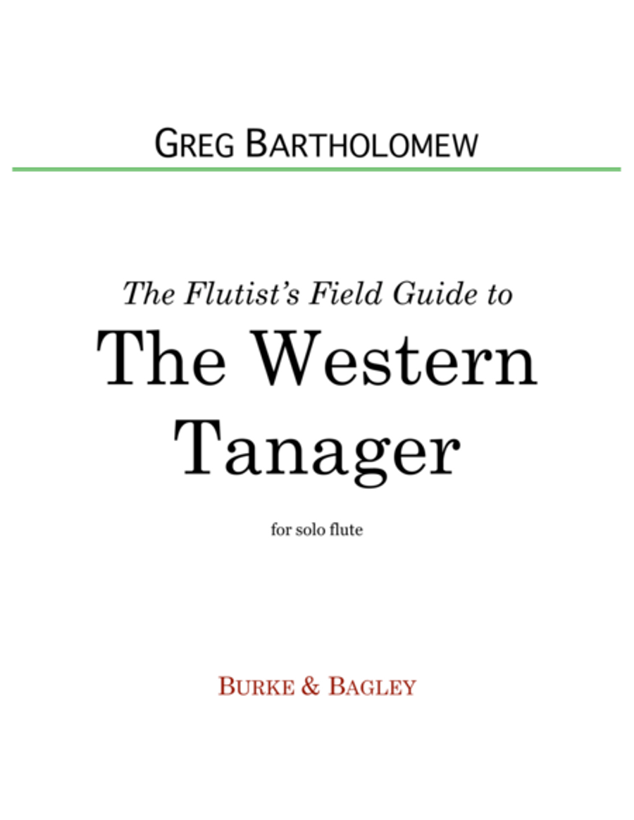 The Flutist's Field Guide to the Western Tanager image number null