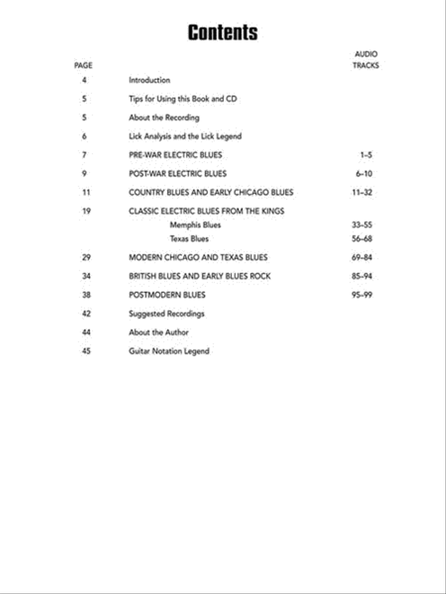 101 Must-Know Blues Licks Electric Guitar scores gallery preview page 3