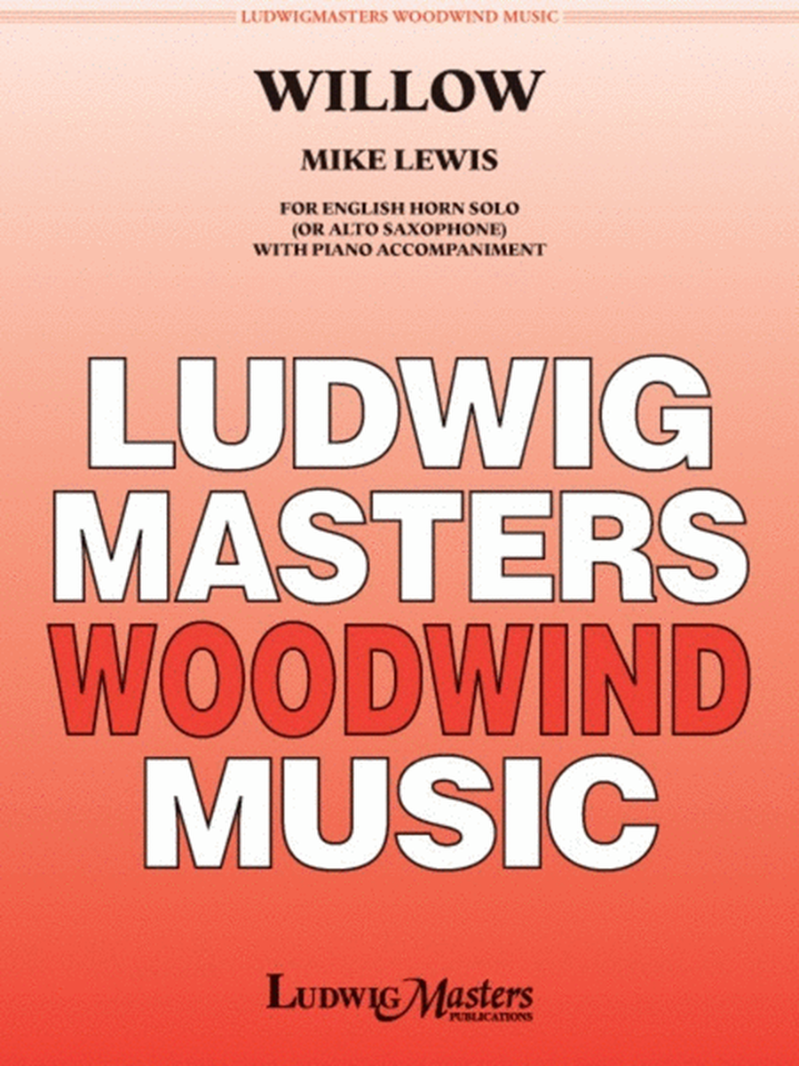 Lewis - Willow For Cor Anglais (Alto Sax)/Piano