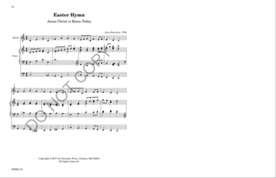 Twenty-five Organ Accompniments for Unison Hymn Singing Unison Choir scores gallery preview page 15