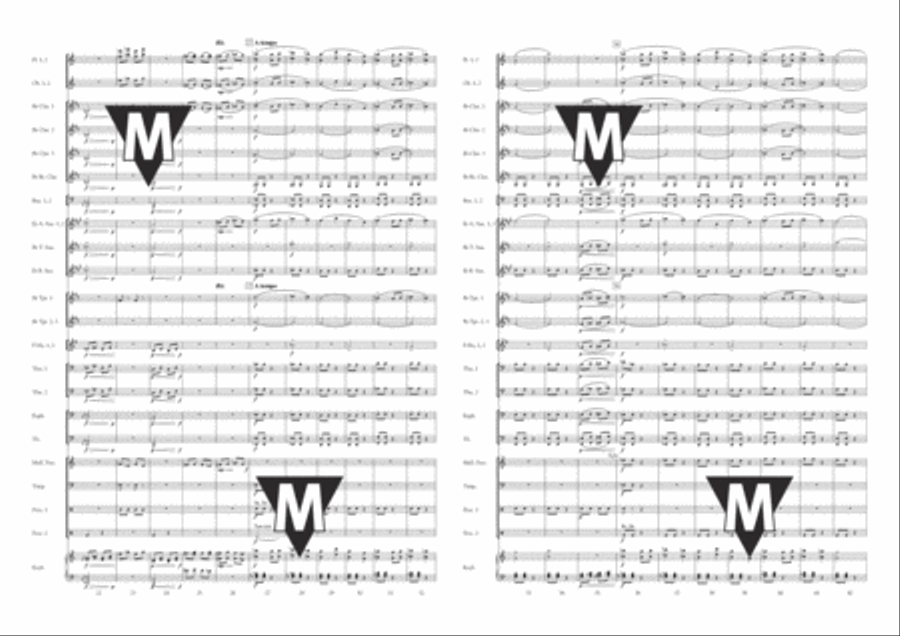A Little Suite of Horror Concert Band scores gallery preview page 11