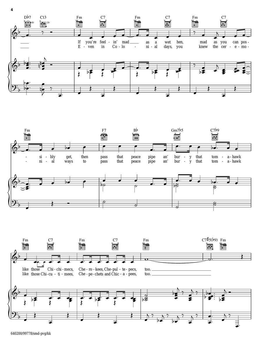 Pass That Peace Pipe Guitar scores gallery preview page 4