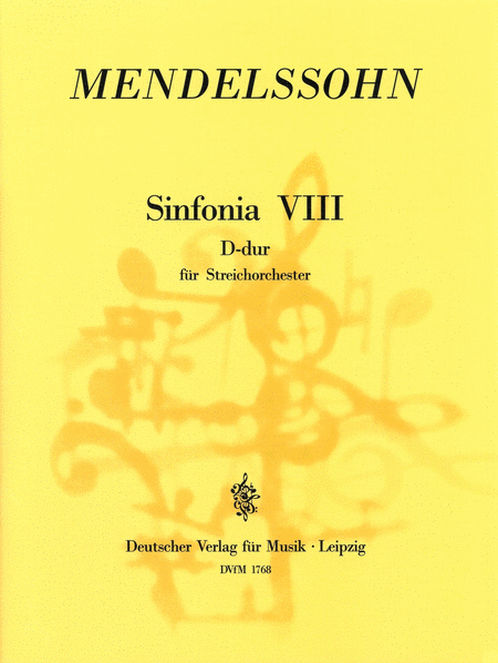 Sinfonia VIII in D major MWV N 8