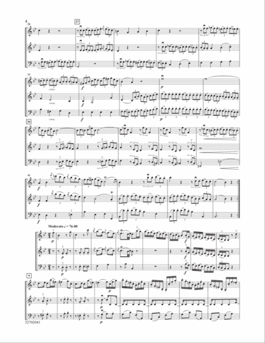 The String Trio: Vol. II(b) String Trio scores gallery preview page 2