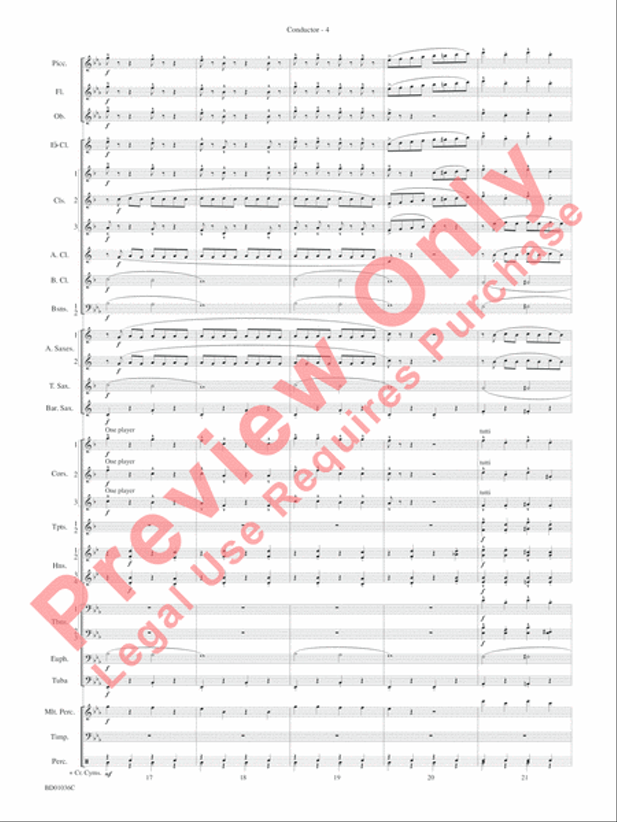 Fiddle-Faddle Concert Band scores gallery preview page 6