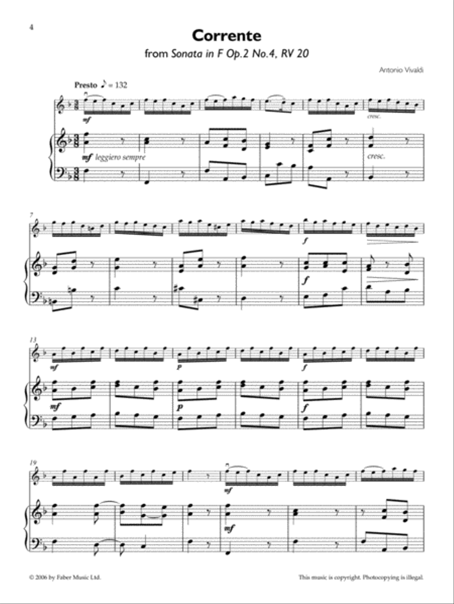 Concert Repertoire for Violin Violin Solo scores gallery preview page 2