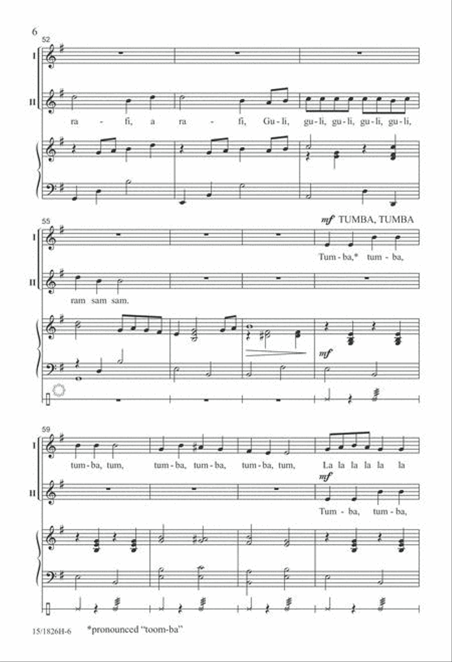 Rounds Around the World Rounds Around the World 2-Part scores gallery preview page 6
