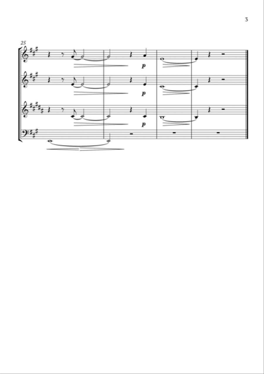 Wet Hands Woodwind Quartet scores gallery preview page 3