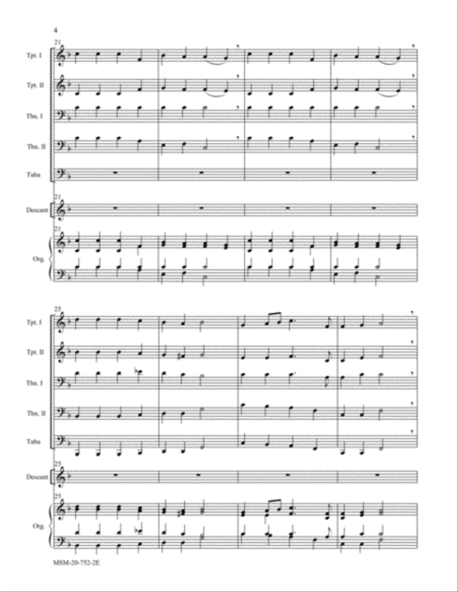 Hark! The Herald Angels Sing (Mendelssohn) Choir scores gallery preview page 4
