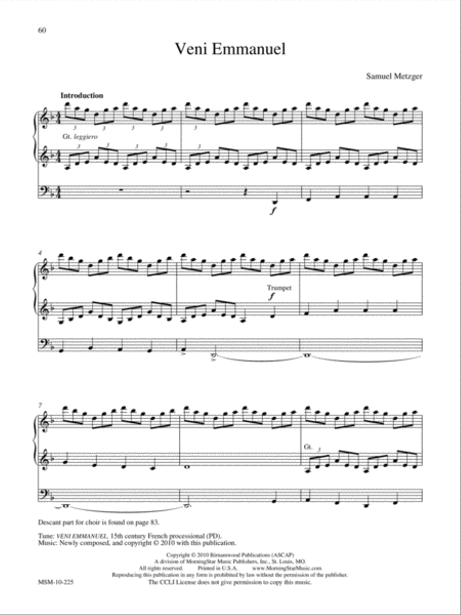The Festival Hymn Collection, Volume 2 Organ scores gallery preview page 17
