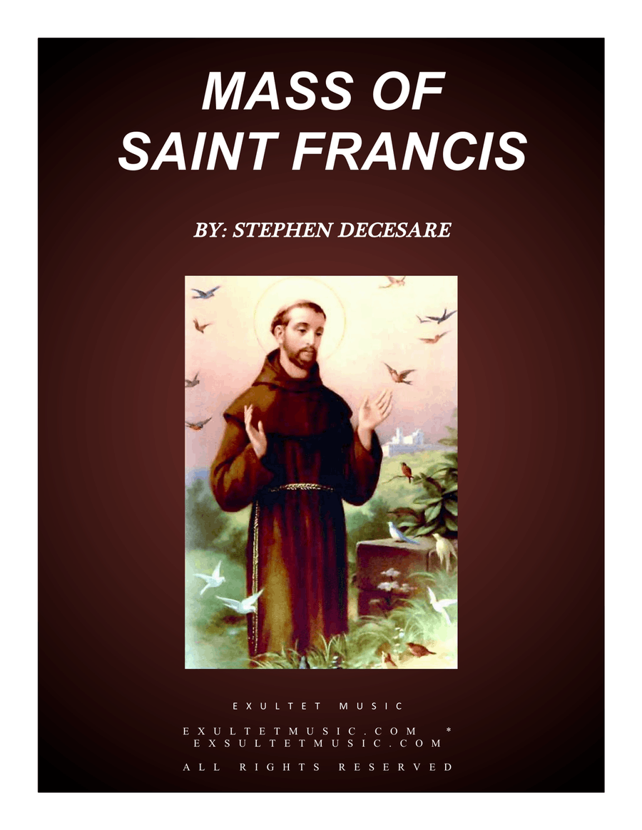 Mass Of Saint Francis (Full Score) Unison Choir scores gallery preview page 1