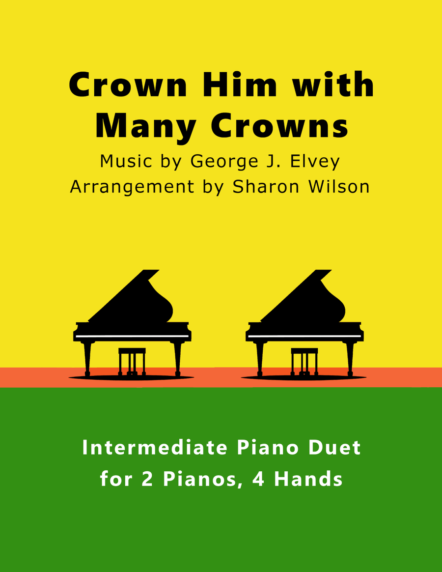 Crown Him With Many Crowns (2 Pianos, 4 Hands Duet) 2 Pianos, 4-Hands scores gallery preview page 1