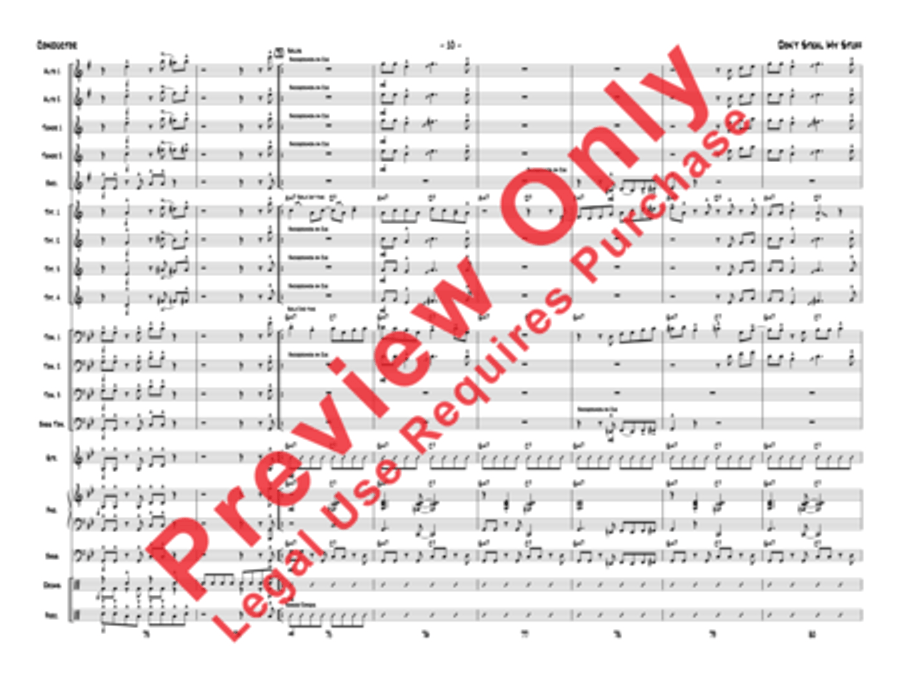 Don't Steal My Stuff Don't Steal My Stuff Jazz Ensemble scores gallery preview page 33