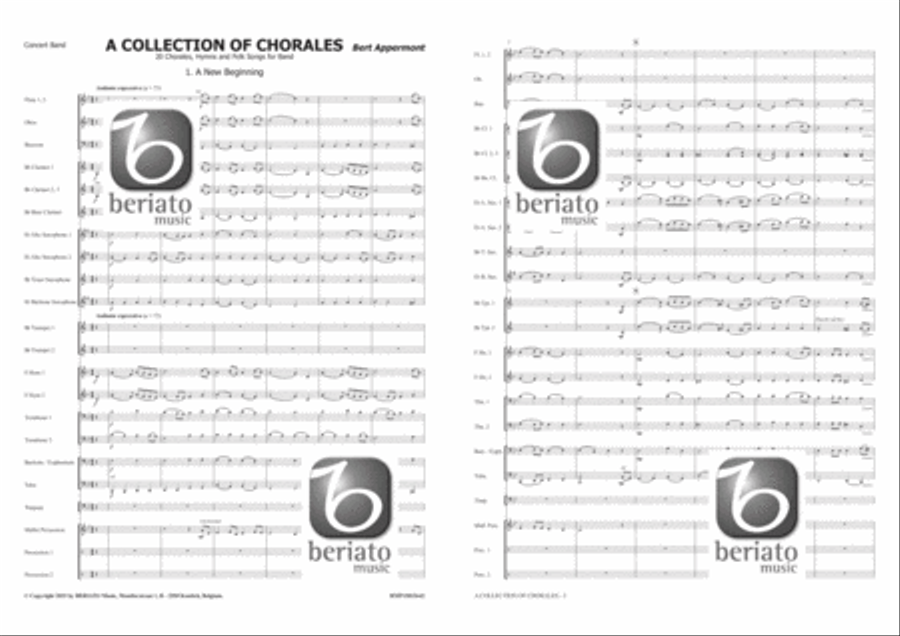 A Collection of Chorales Concert Band scores gallery preview page 2