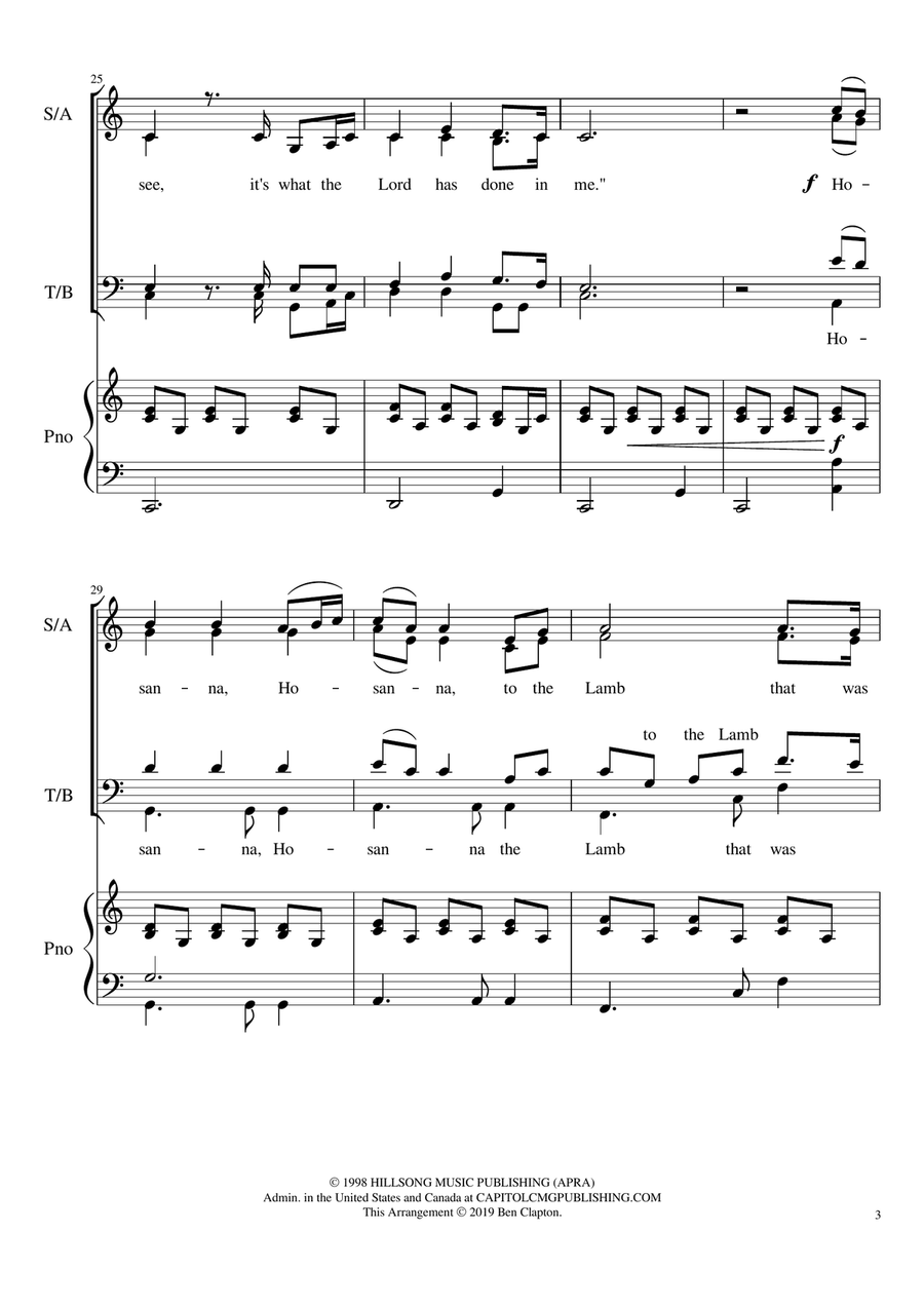 What The Lord Has Done In Me 4-Part scores gallery preview page 3