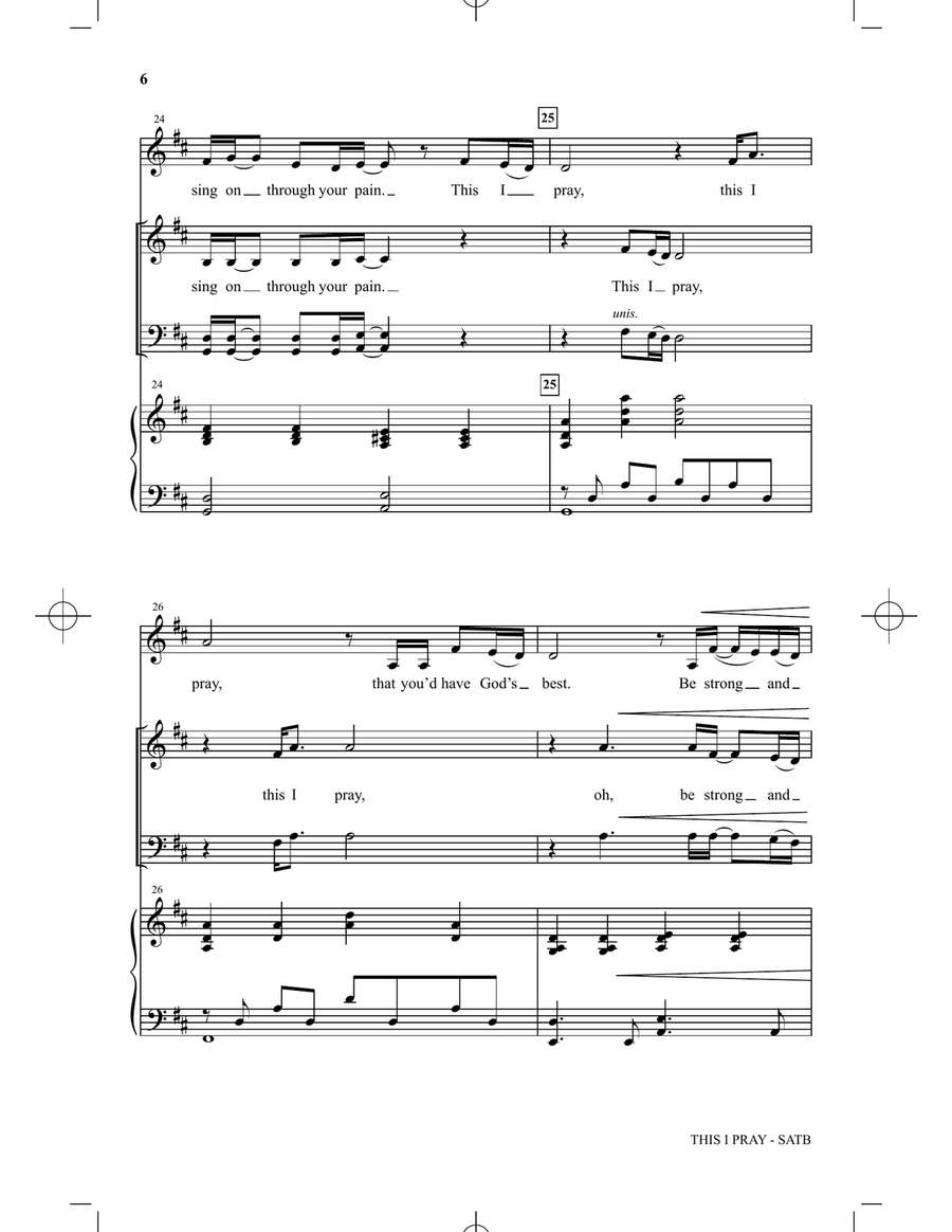 This I Pray This I Pray 4-Part scores gallery preview page 5