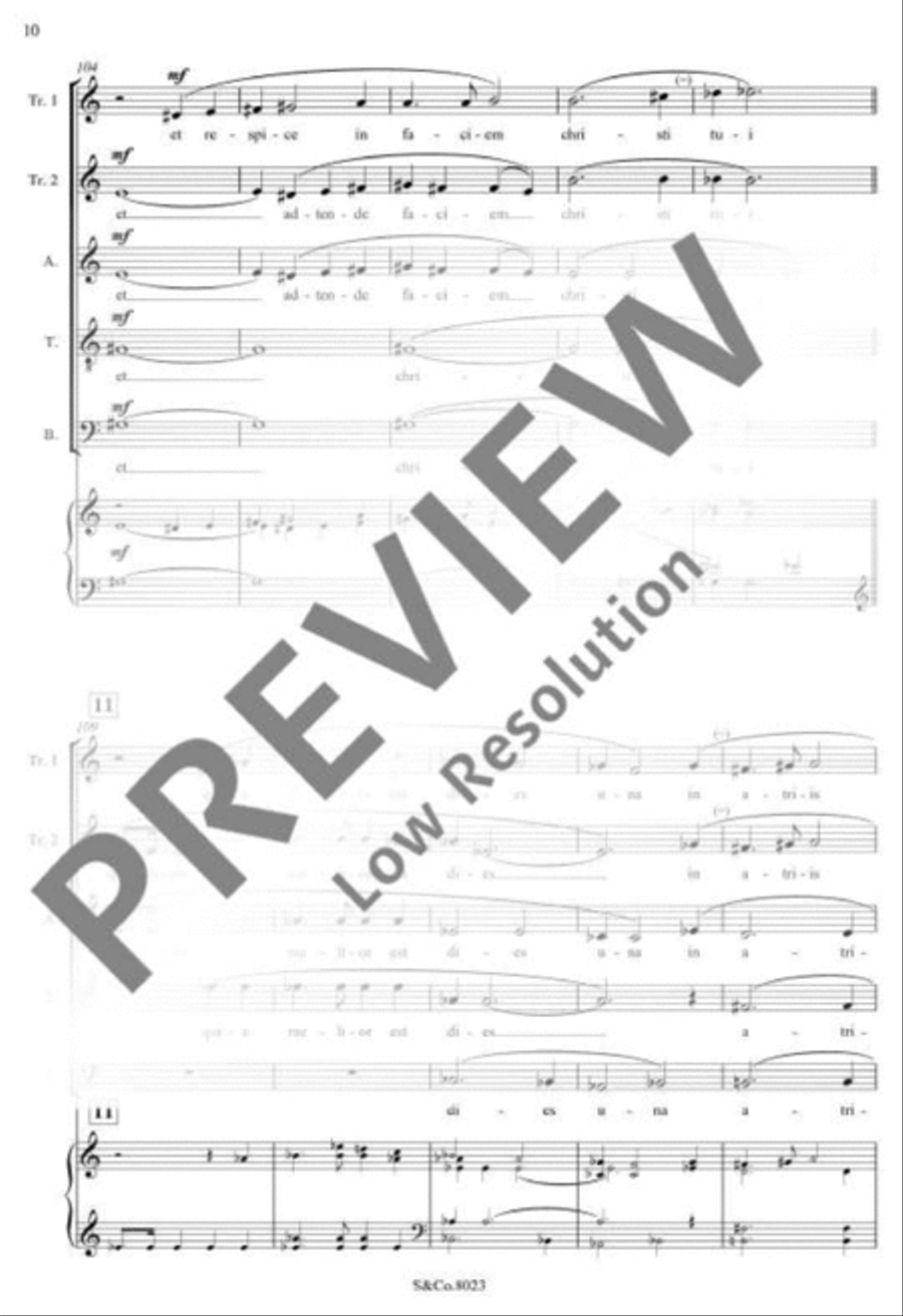 Psalm 83 (84) SSATB scores gallery preview page 17