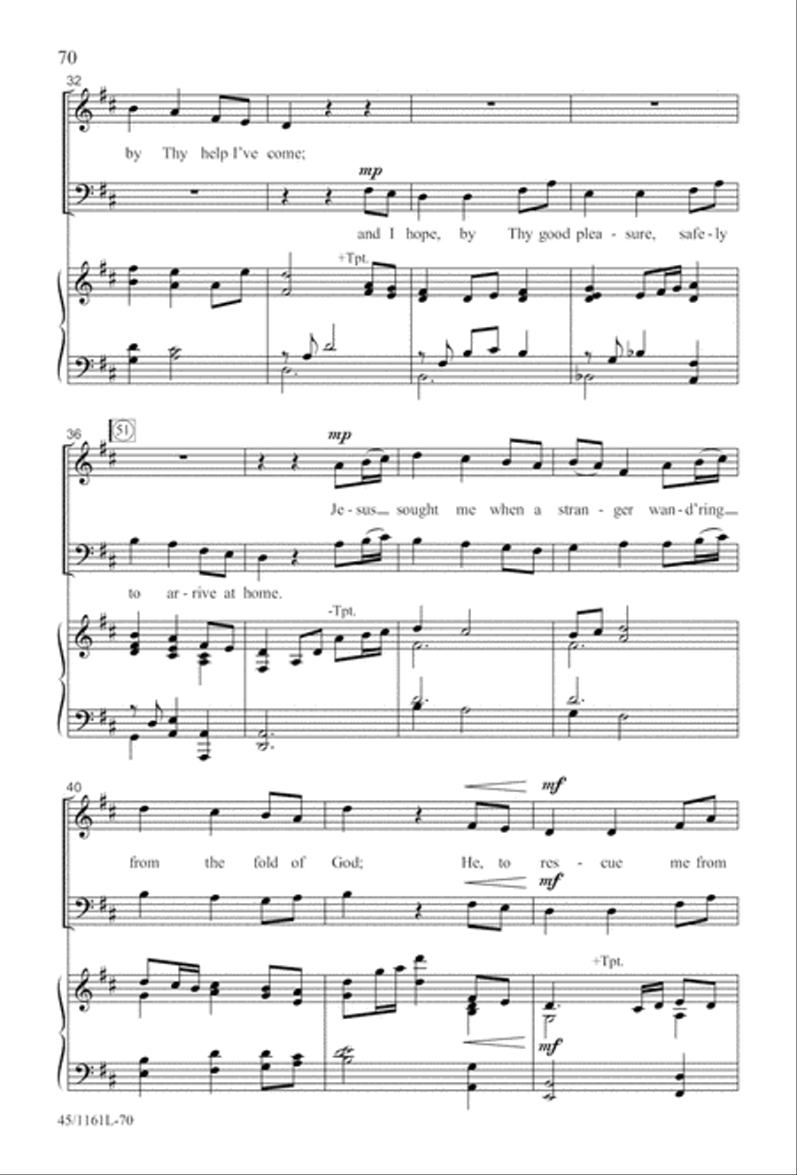 Hymns We Love to Sing Hymns We Love to Sing 3-Part scores gallery preview page 71
