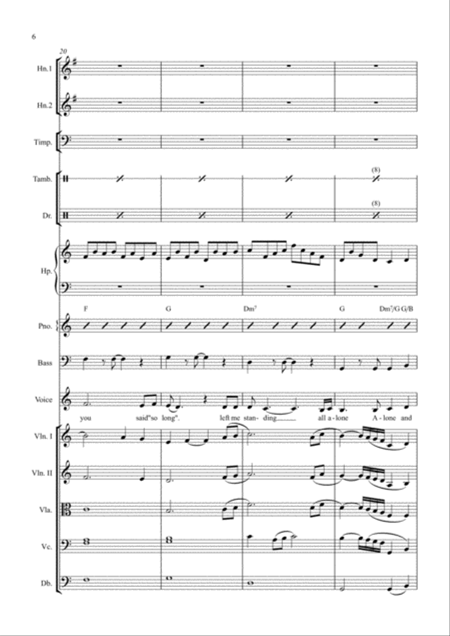 Crying Crying Horn scores gallery preview page 6
