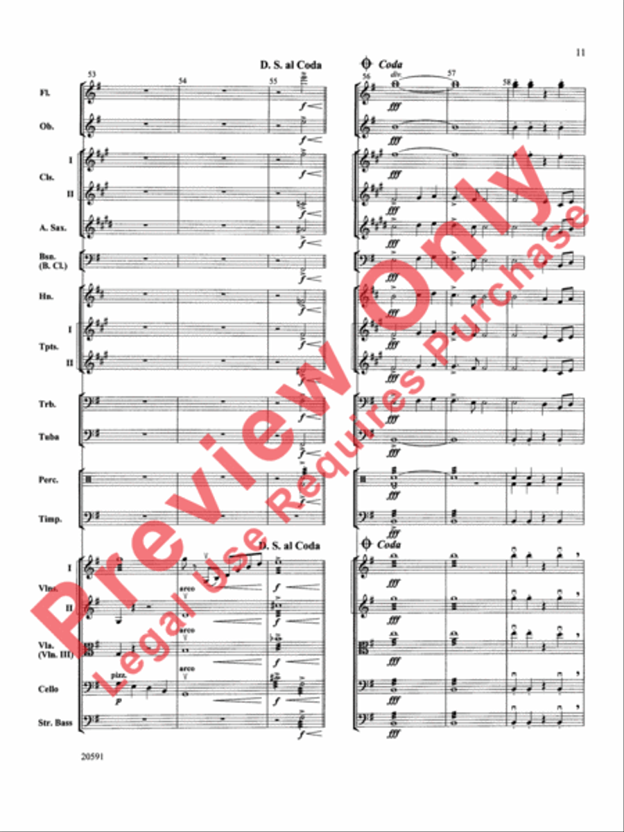 New World Symphony (Fourth Movement) Full Orchestra scores gallery preview page 12