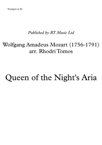 Mozart K620 Queen of the Night Aria (from Magic Flute)