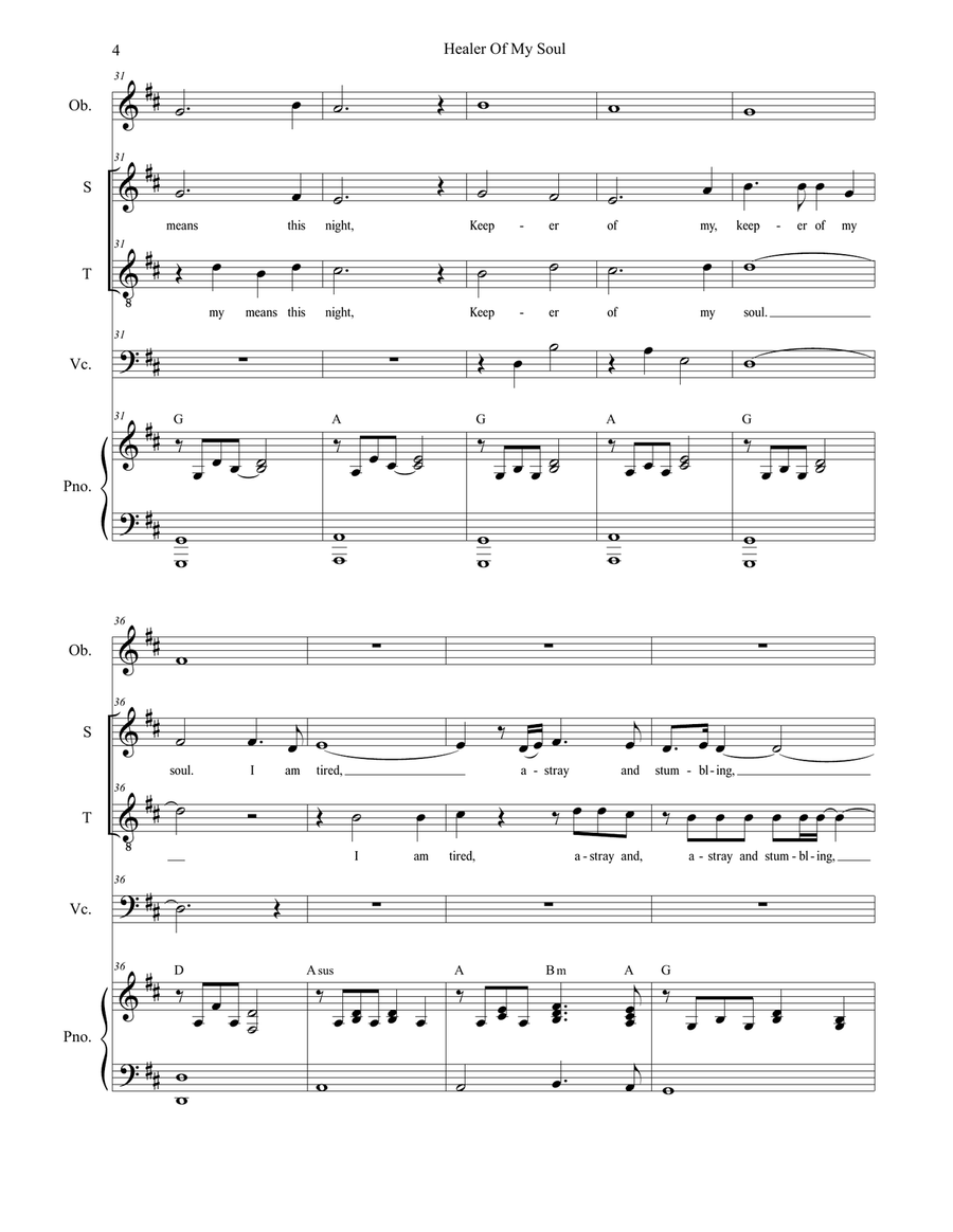Healer Of My Soul 2-Part scores gallery preview page 4