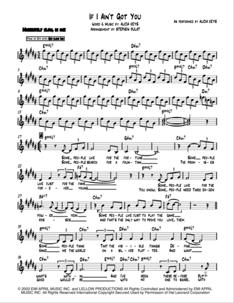 If I Ain't Got You Large Ensemble scores gallery preview page 2