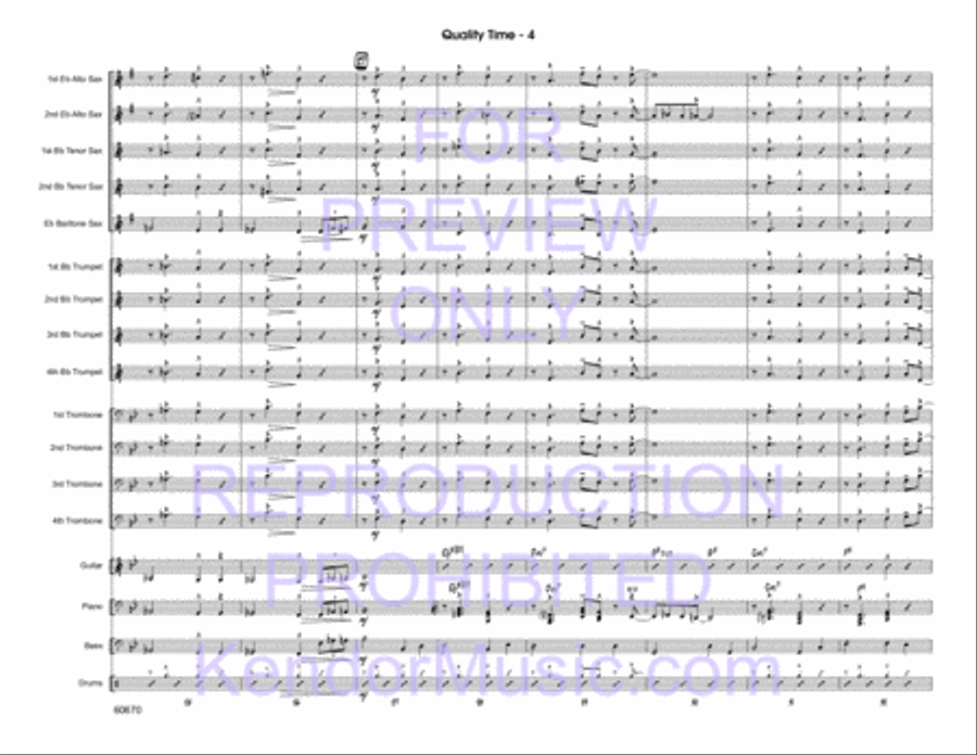 Quality Time Jazz Ensemble scores gallery preview page 5
