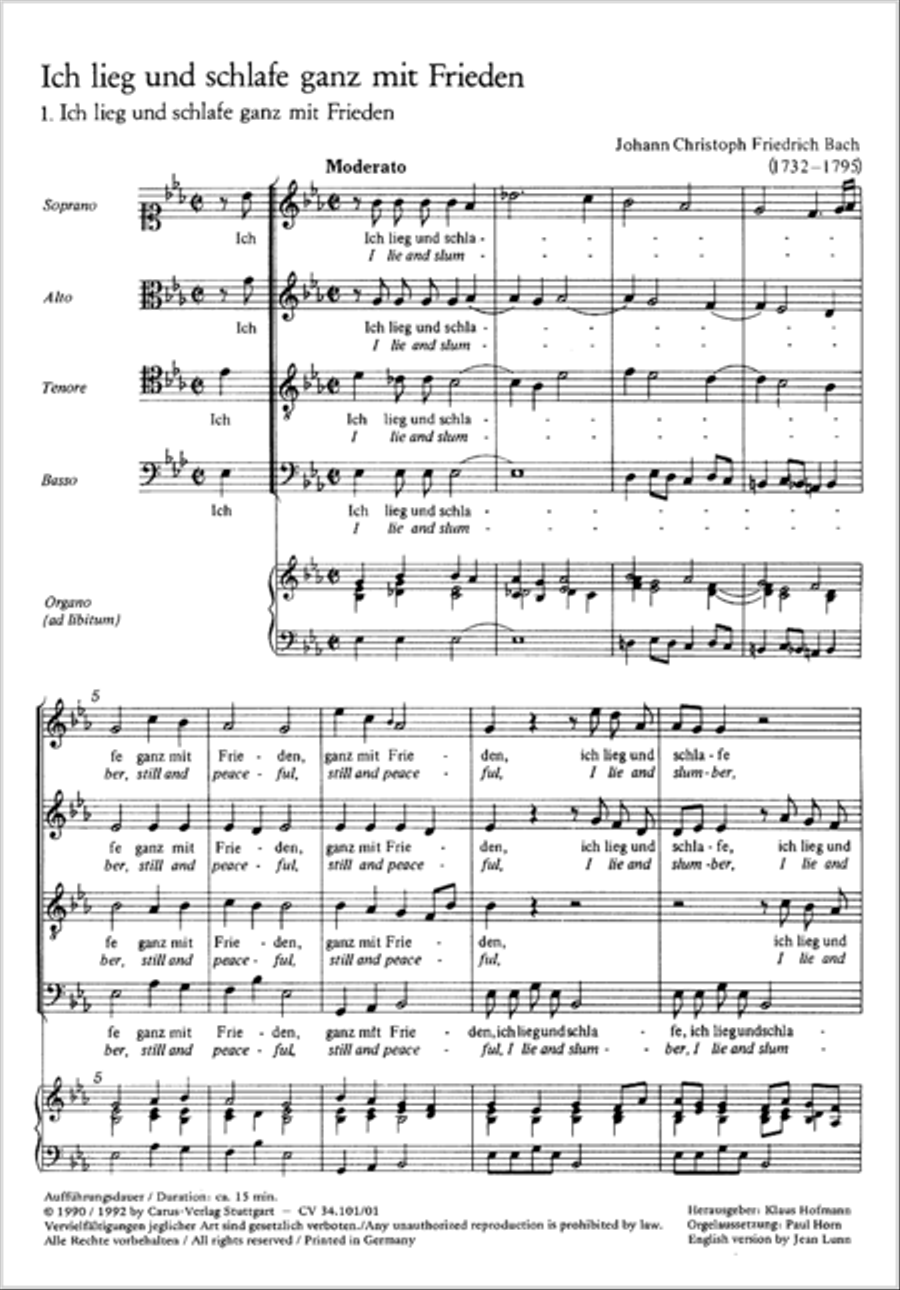 I lie and slumber, still and peaceful 4-Part scores gallery preview page 42