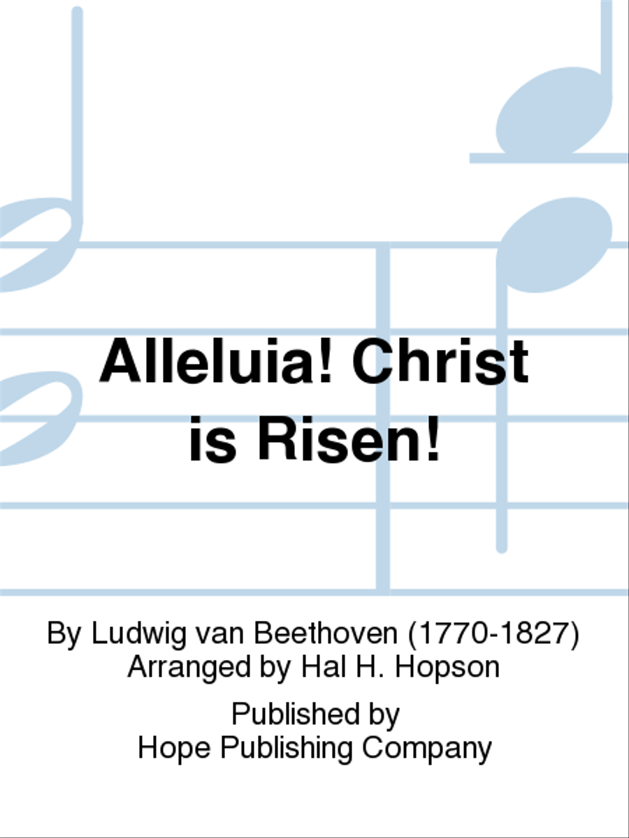 Alleluia! Christ Is Risen! 4-Part scores gallery preview page 1