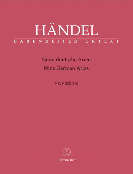 George Frideric Handel: 9 German Arias, HWV 202-210