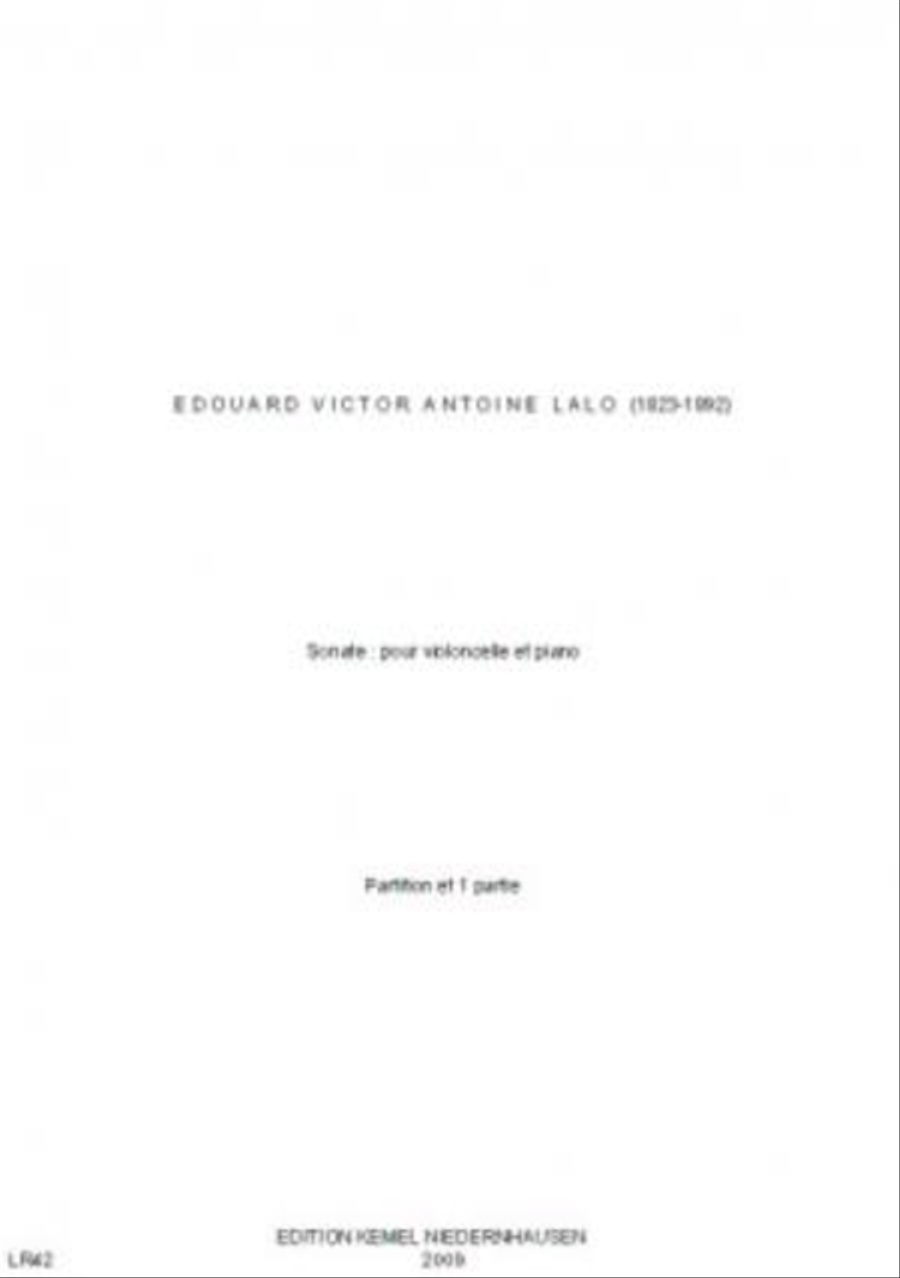 Sonate Piano Accompaniment scores gallery preview page 1
