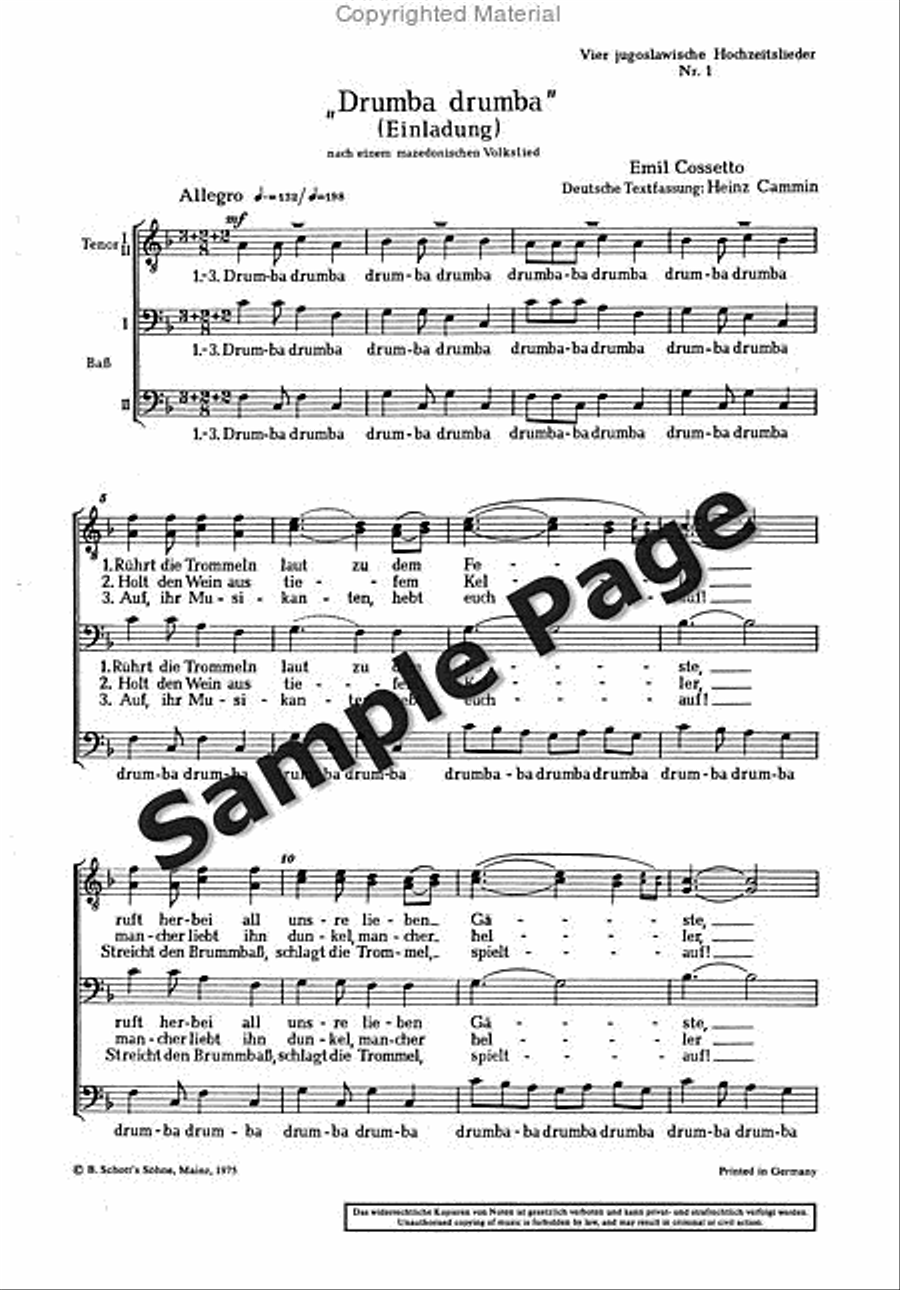 Drumba Drumba TTBB scores gallery preview page 3