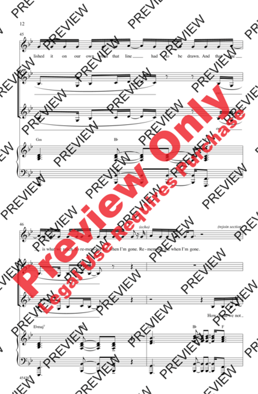 See You Again See You Again Women's Choir scores gallery preview page 12