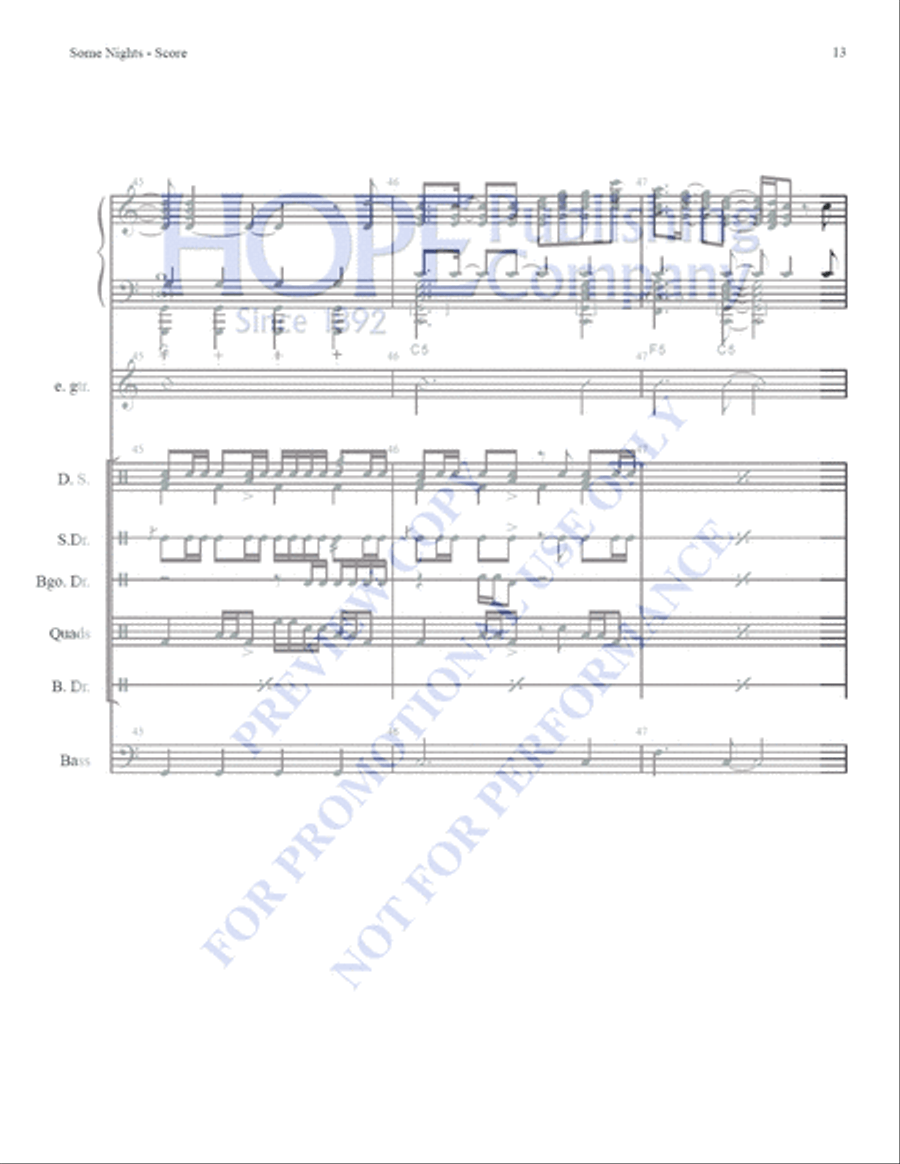 Some Nights Some Nights 5-Octaves scores gallery preview page 15