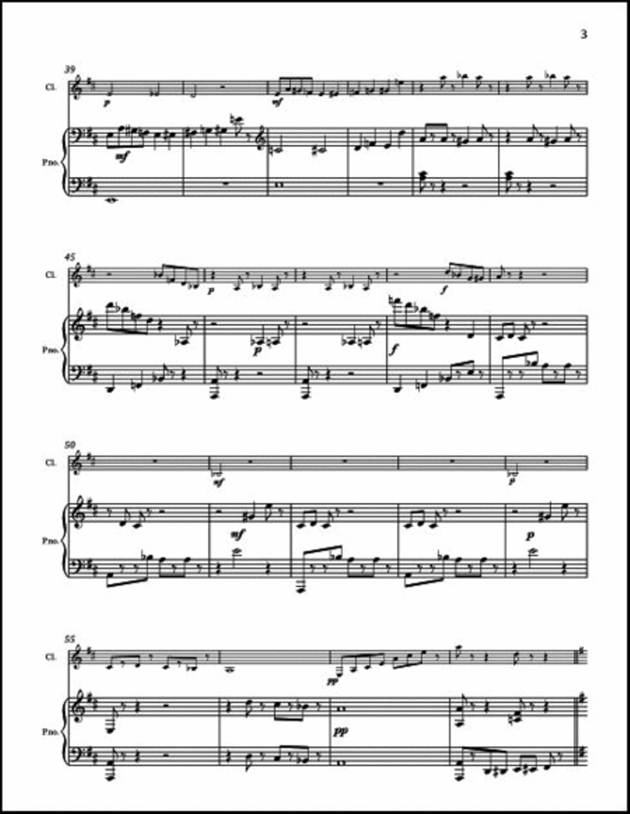 Klezmer Fantasy Woodwind Quintet scores gallery preview page 5
