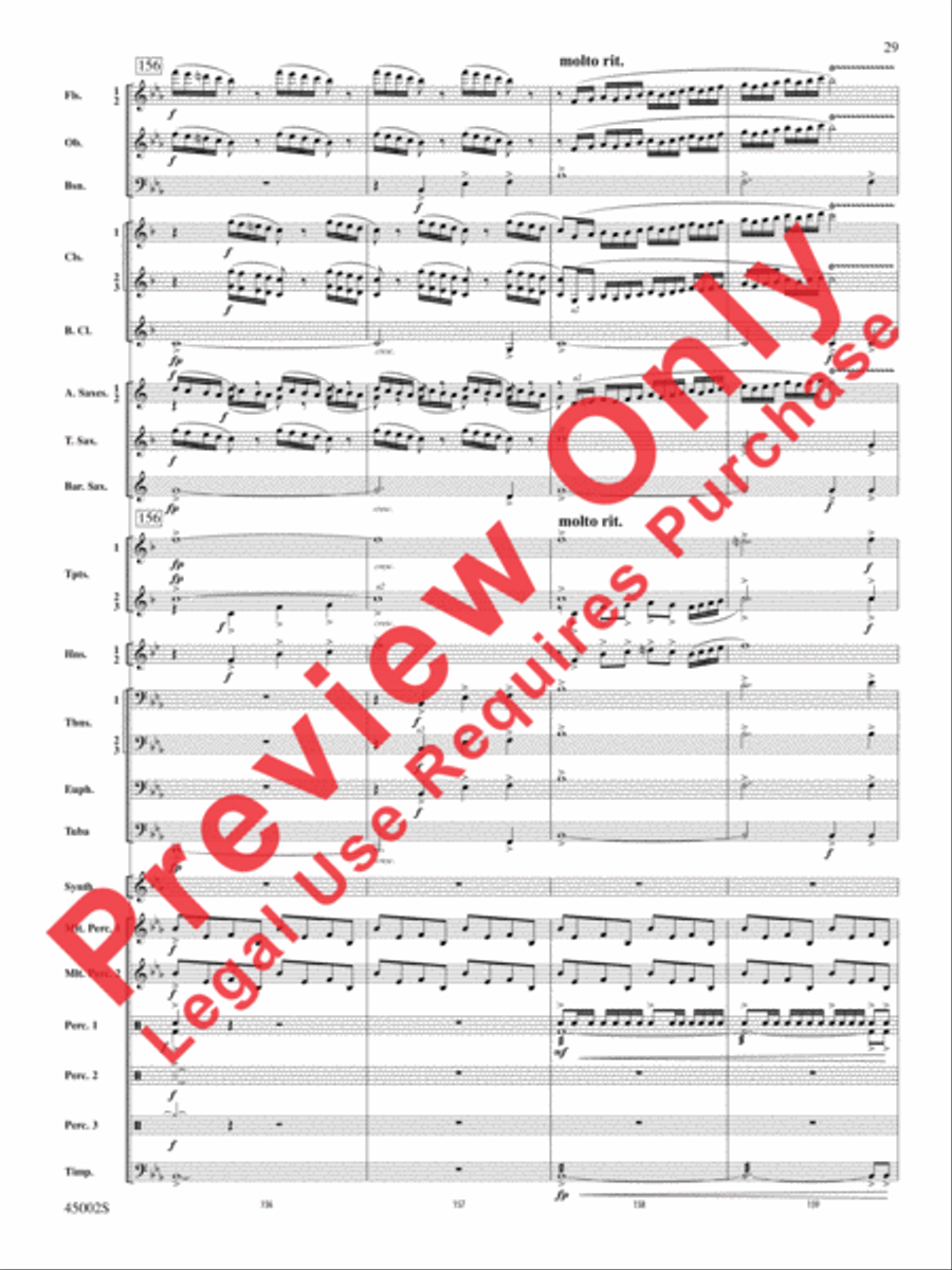 Winds of Change Concert Band scores gallery preview page 65