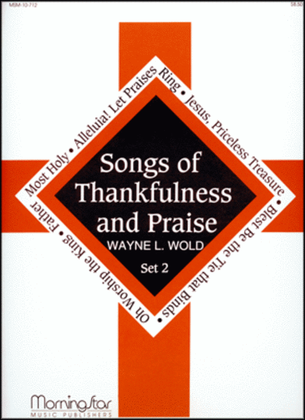 Book cover for Songs of Thankfulness and Praise, Set 2