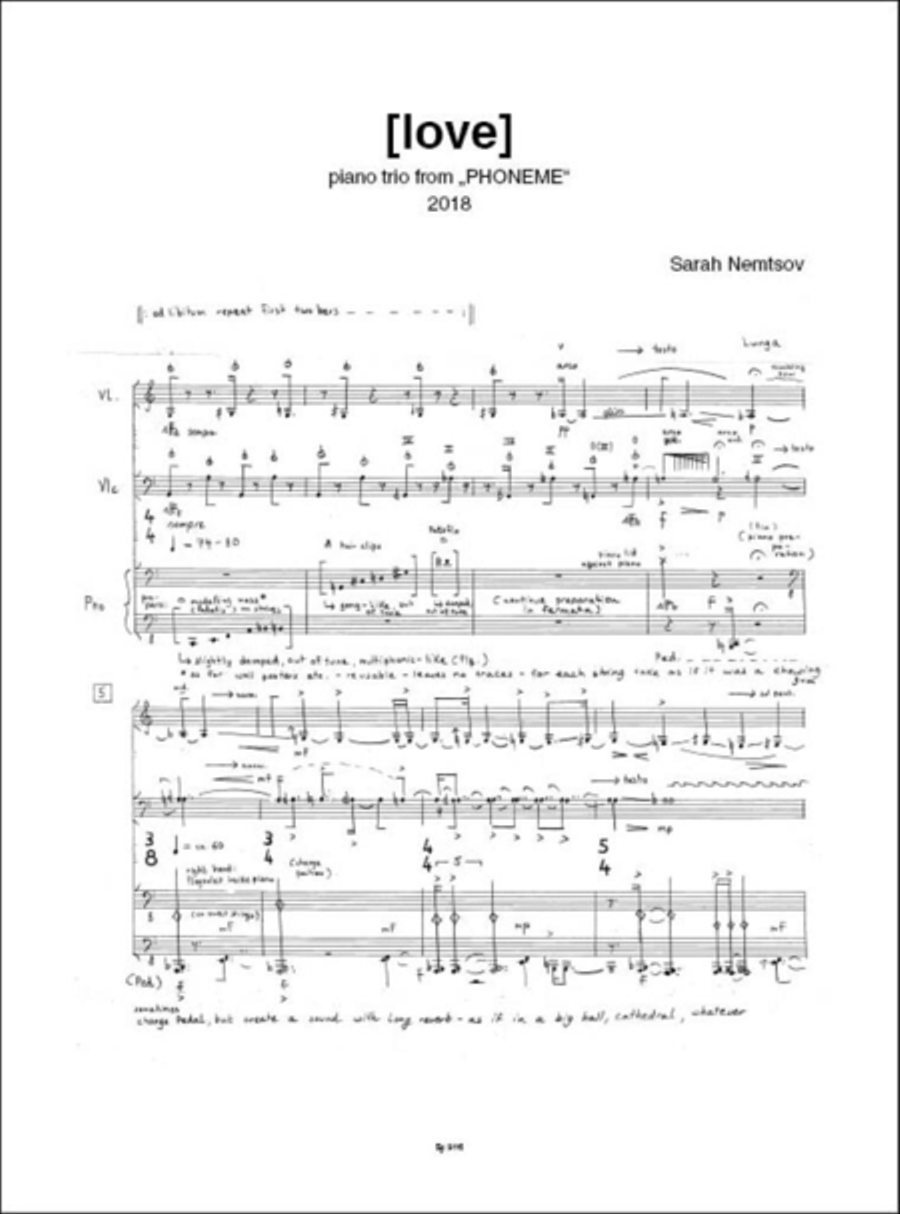 [love] Piano Trio scores gallery preview page 2