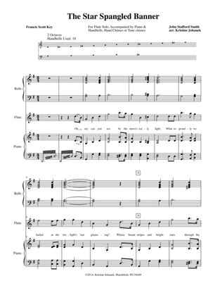 The Star Spangled Banner (Flute and Bells)
