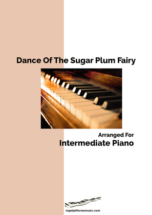 Book cover for Dance of the Sugar Plum Fairy arranged for easy piano