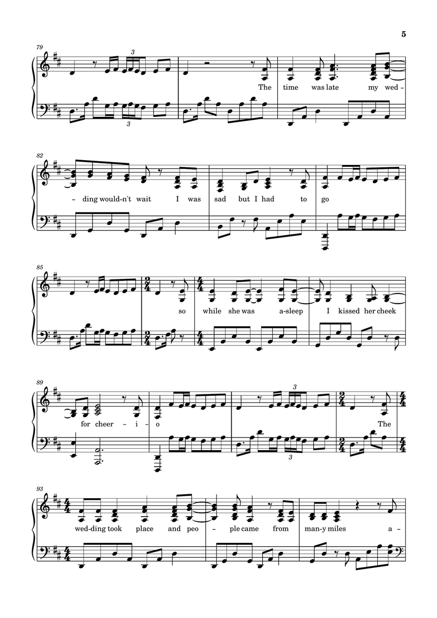 The Boy With The Moon And Star On His He Piano Solo scores gallery preview page 5