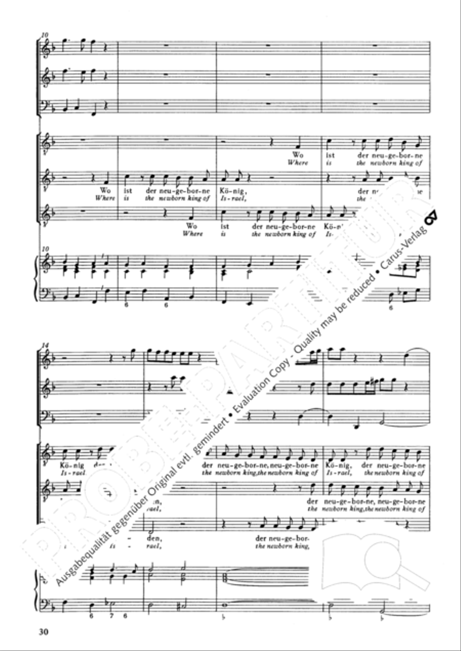 Christmas History (Weihnachts-Historie, SWV 435) Score scores gallery preview page 31